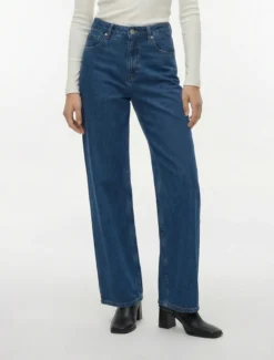 TSSOFIE Niedrige Taille Normal geschnitten Jeans