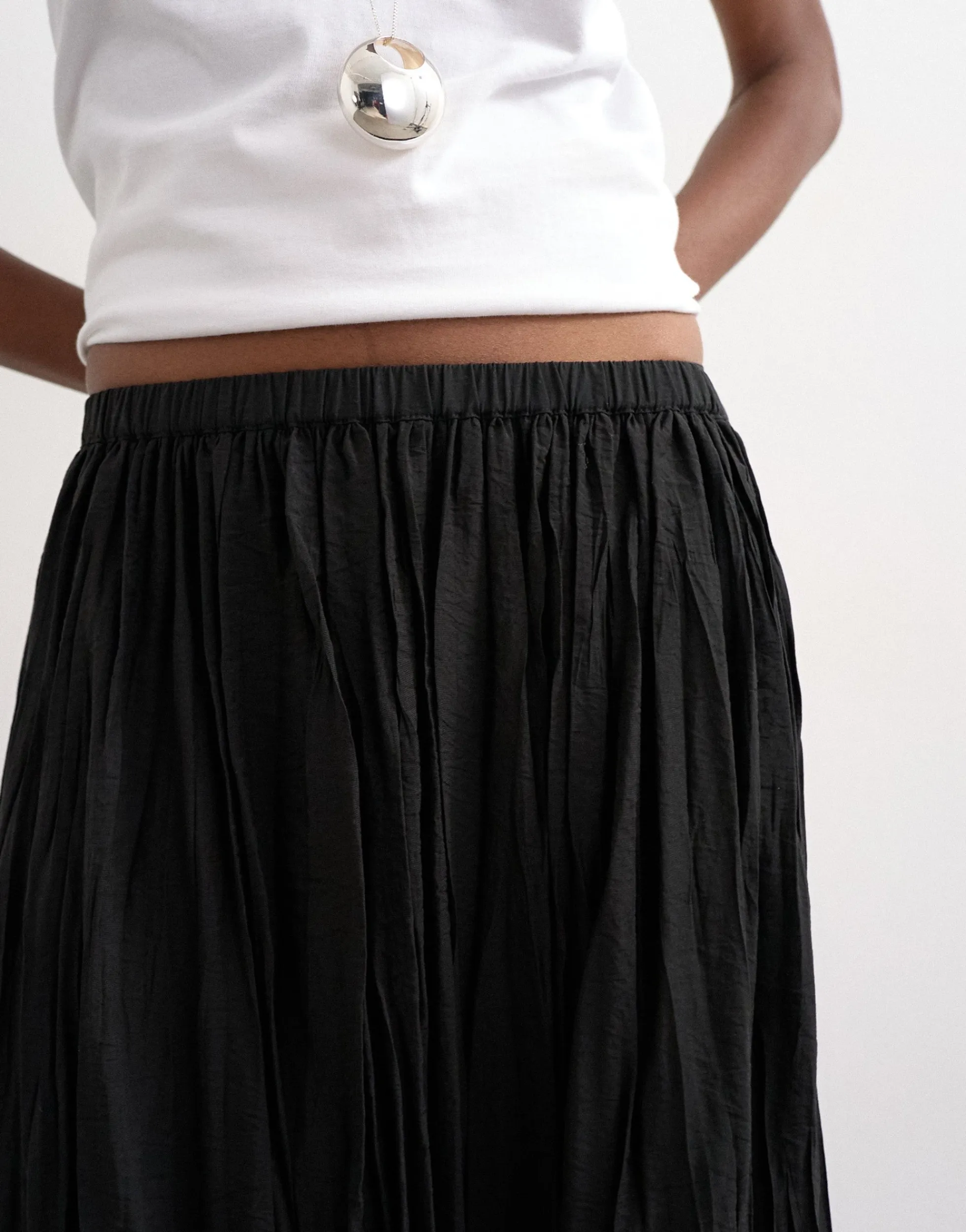 TSTHEA Hohe Taille Langer Rock