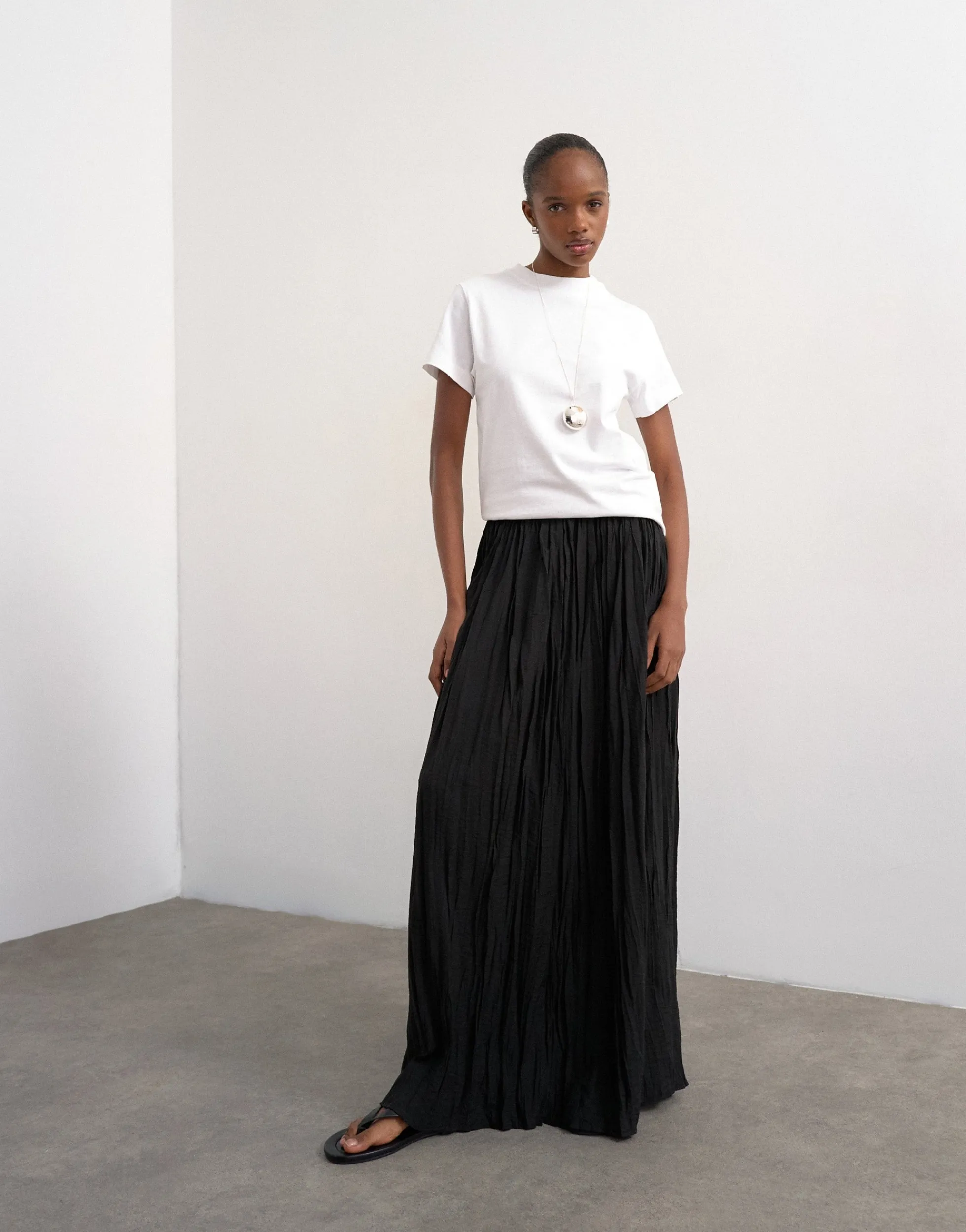TSTHEA Hohe Taille Langer Rock