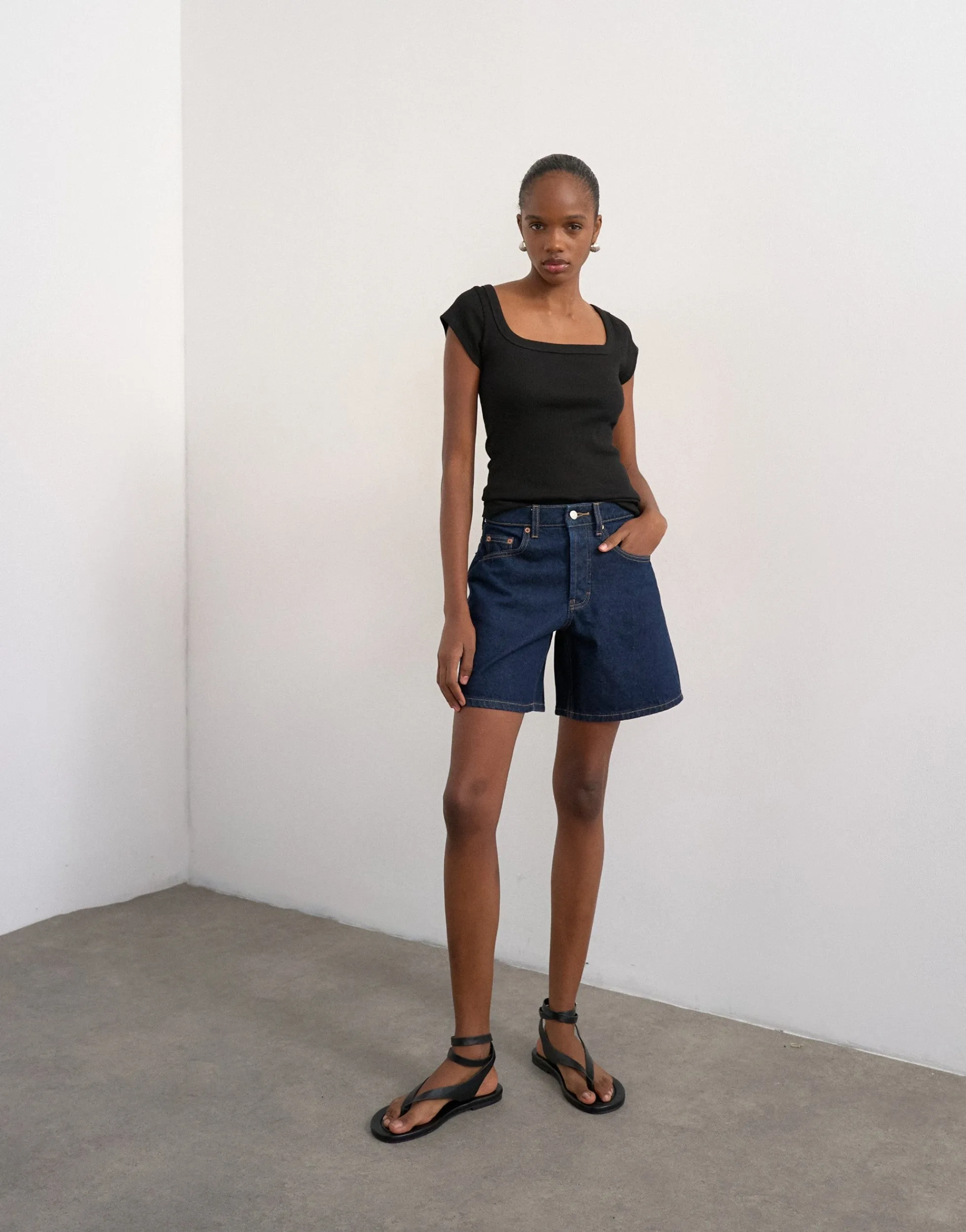 TSVIGGA Jeans-Shorts