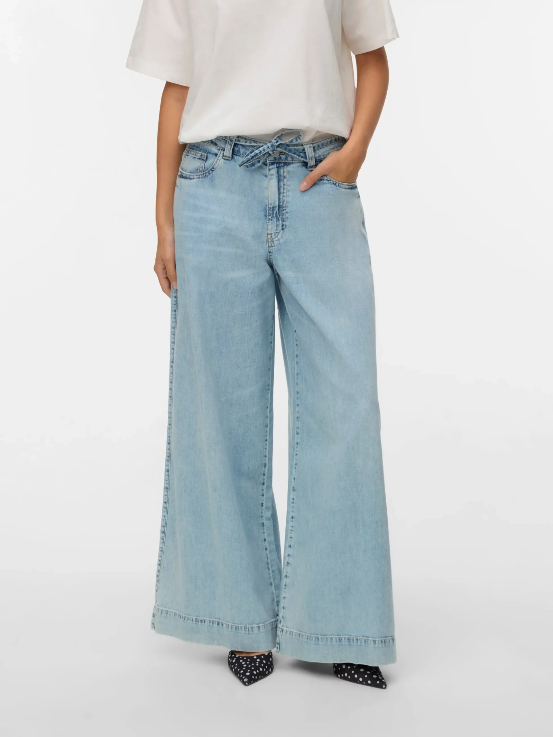 VMAISA Mid Rise Weiter Beinschnitt Jeans