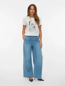 VMALLISON Mid Rise Weiter Beinschnitt Jeans
