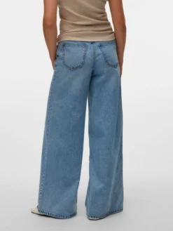 VMANNET Mittlere Taille Weiter Beinschnitt Jeans