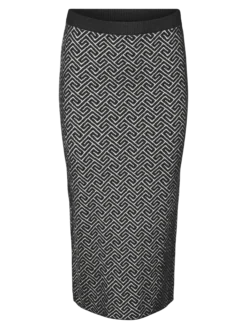 VMARIA Hohe Taille Langer Rock