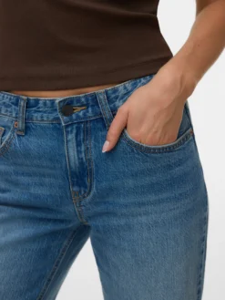 VMASTA Niedrige Taille Ausgestellt Jeans