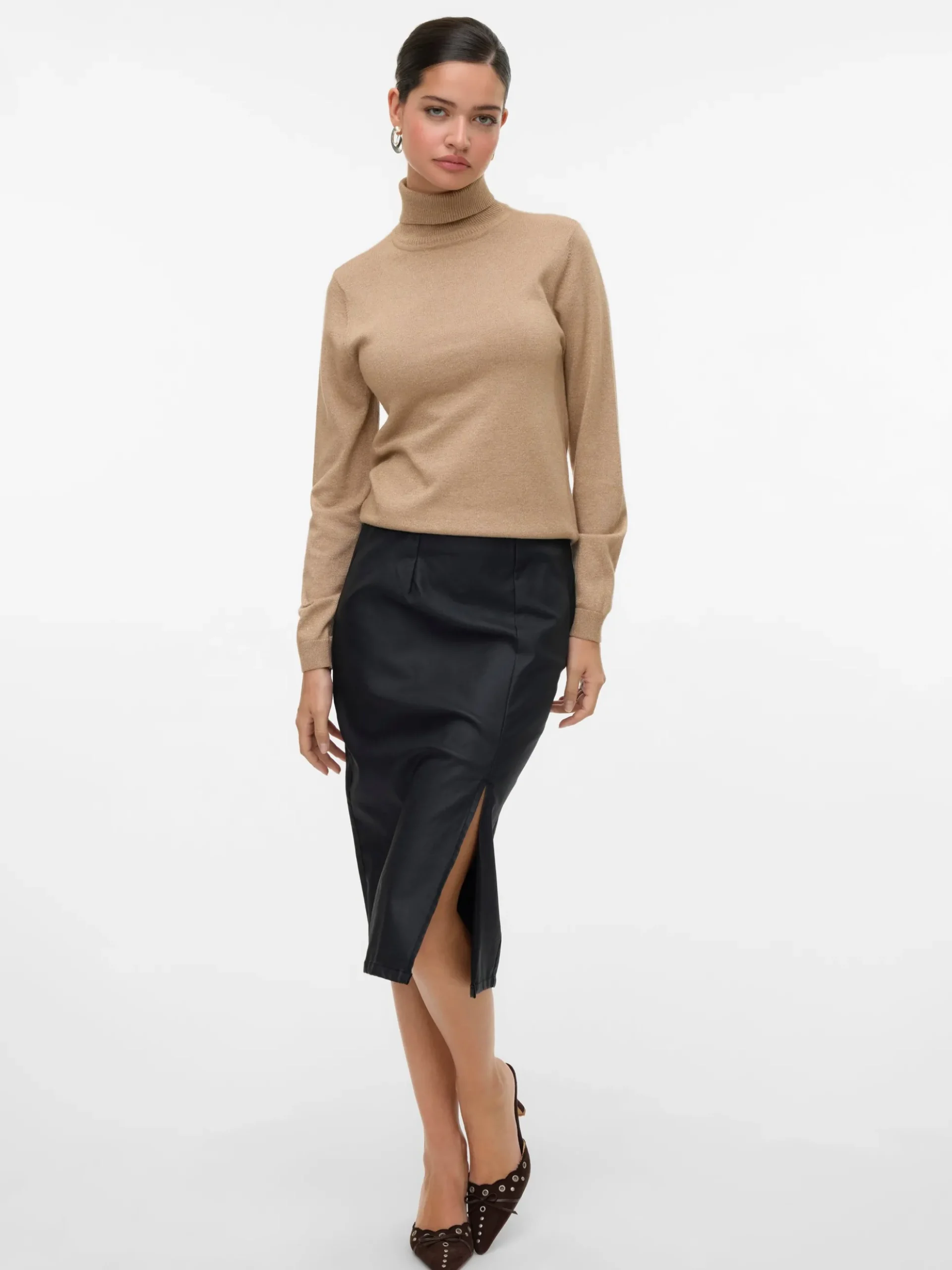 VMBAABA Hohe Taille Langer Rock