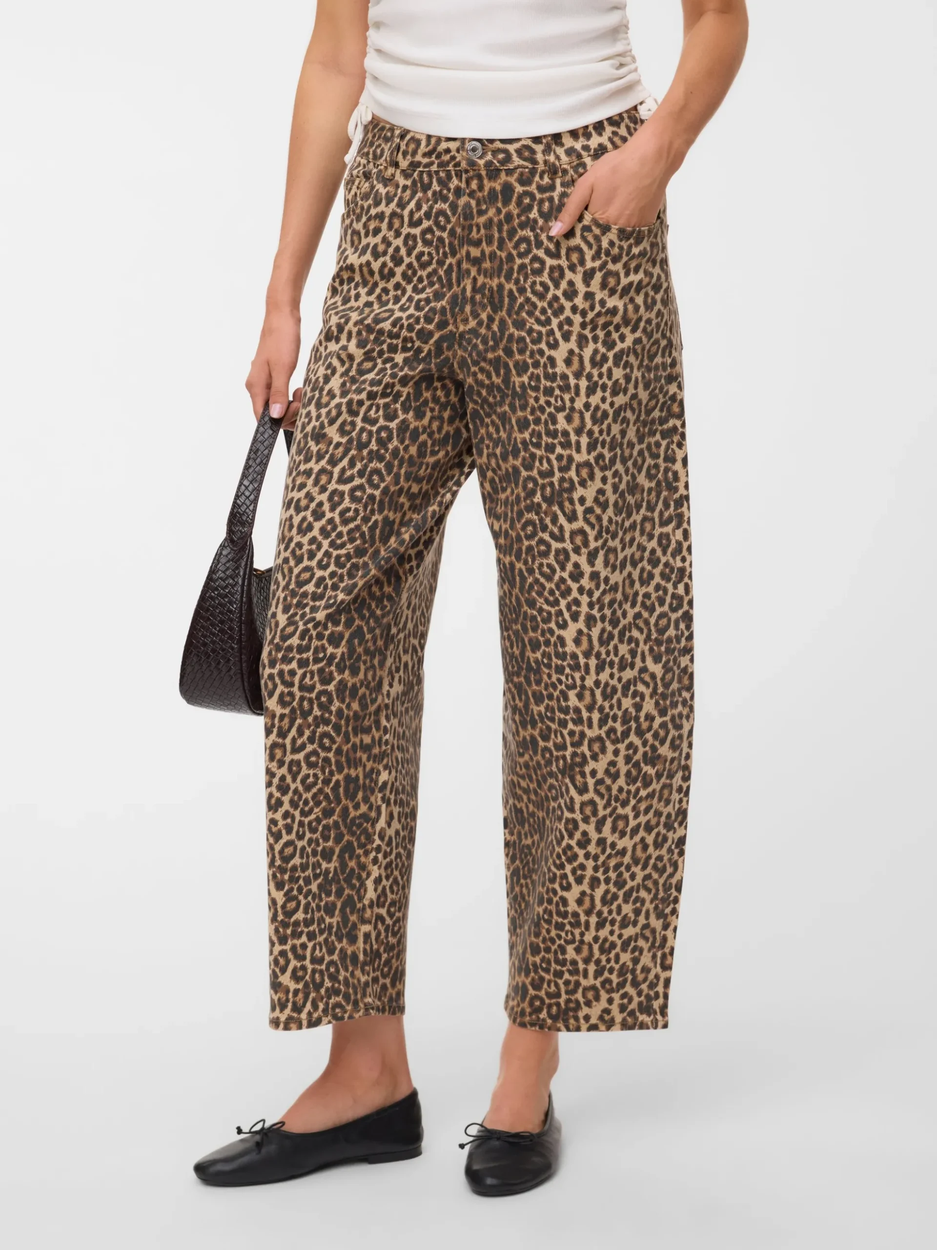 VMBILLIE Hohe Taille Barrel Fit Jeans