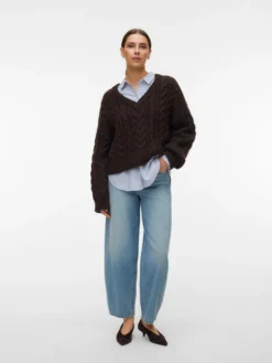 VMBILLIE Hohe Taille Barrel Fit Jeans