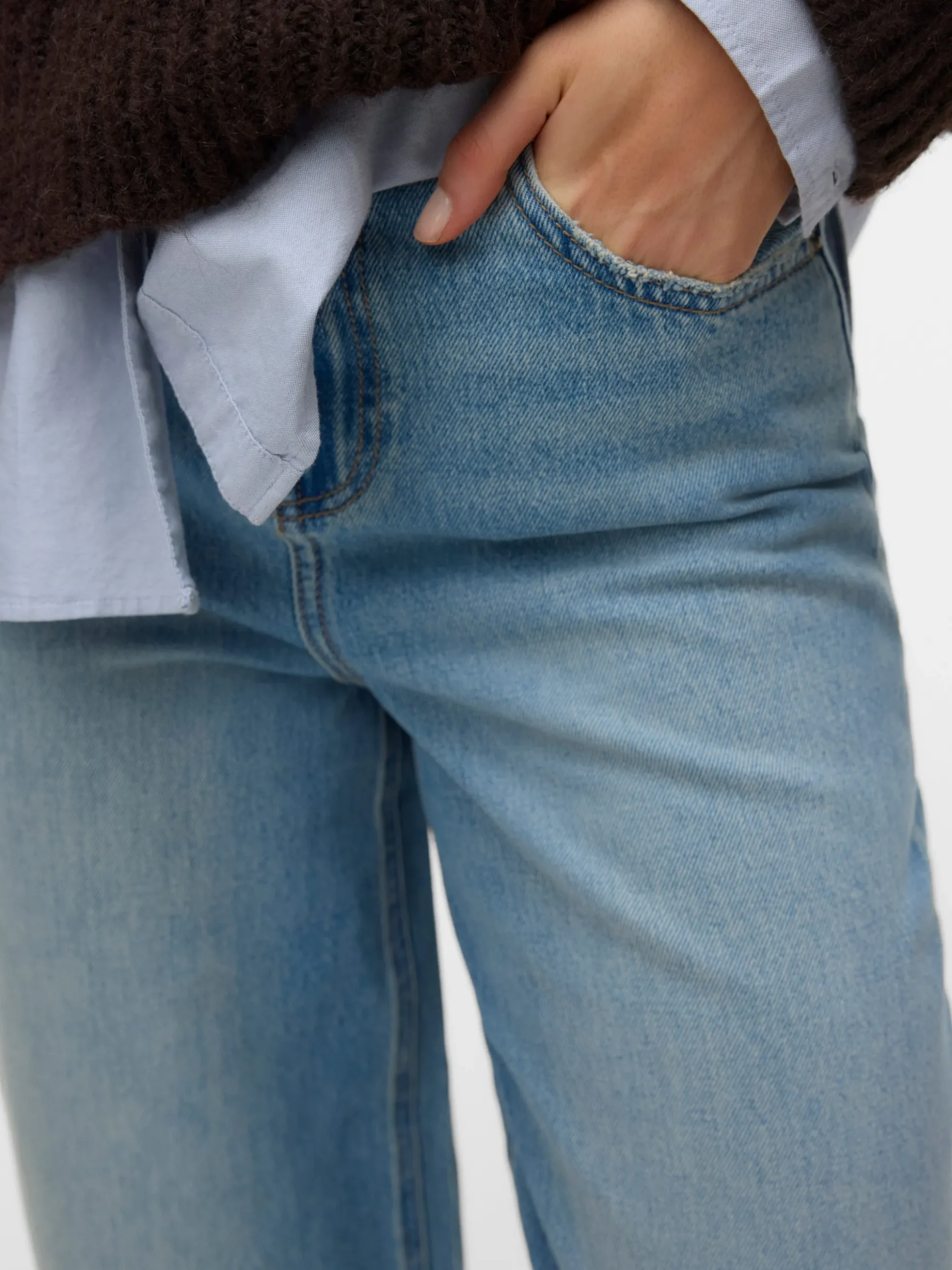 VMBILLIE Hohe Taille Barrel Fit Jeans