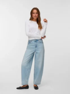 VMBILLIE Hohe Taille Barrel Fit Jeans
