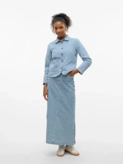 VMBIRKLEY Mittlere Taille Langer Rock