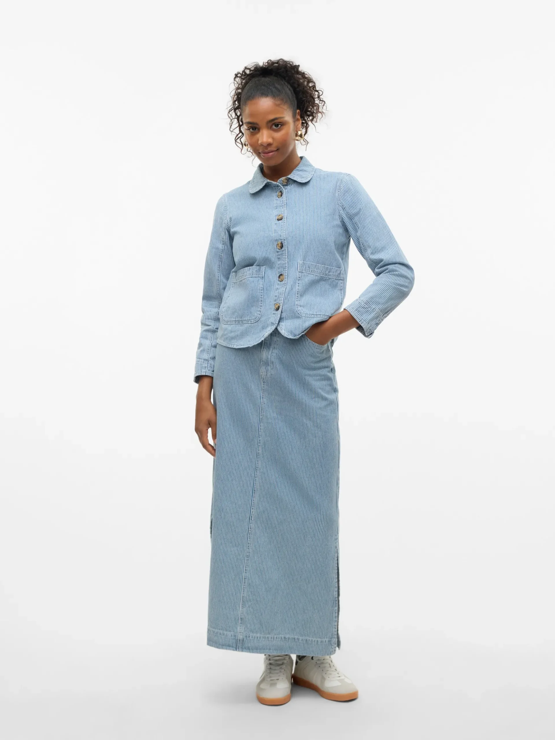 VMBIRKLEY Mittlere Taille Langer Rock