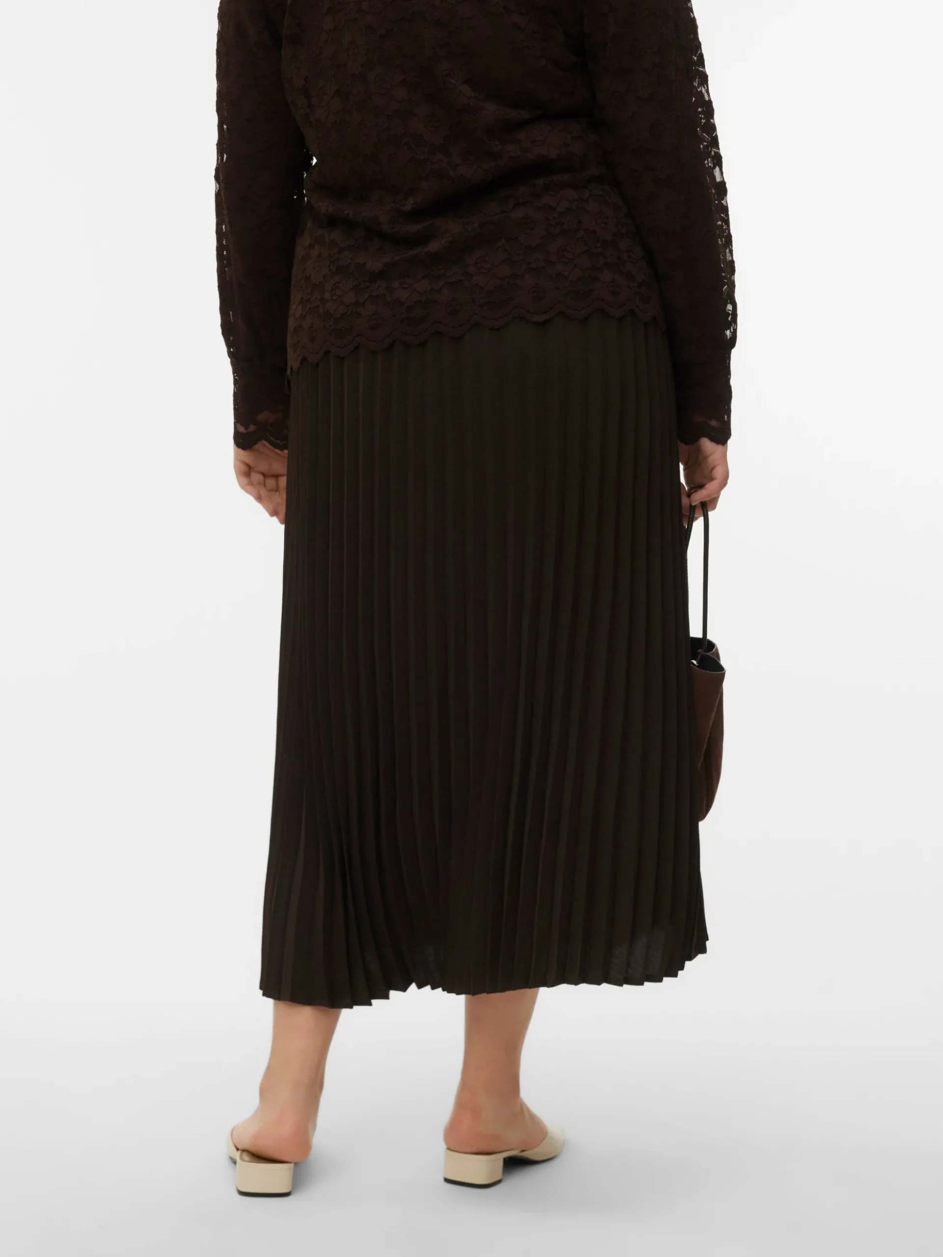 VMCALVA Hohe Taille Langer Rock