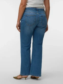 VMCASTRA Niedrige Taille Ausgestellt Jeans