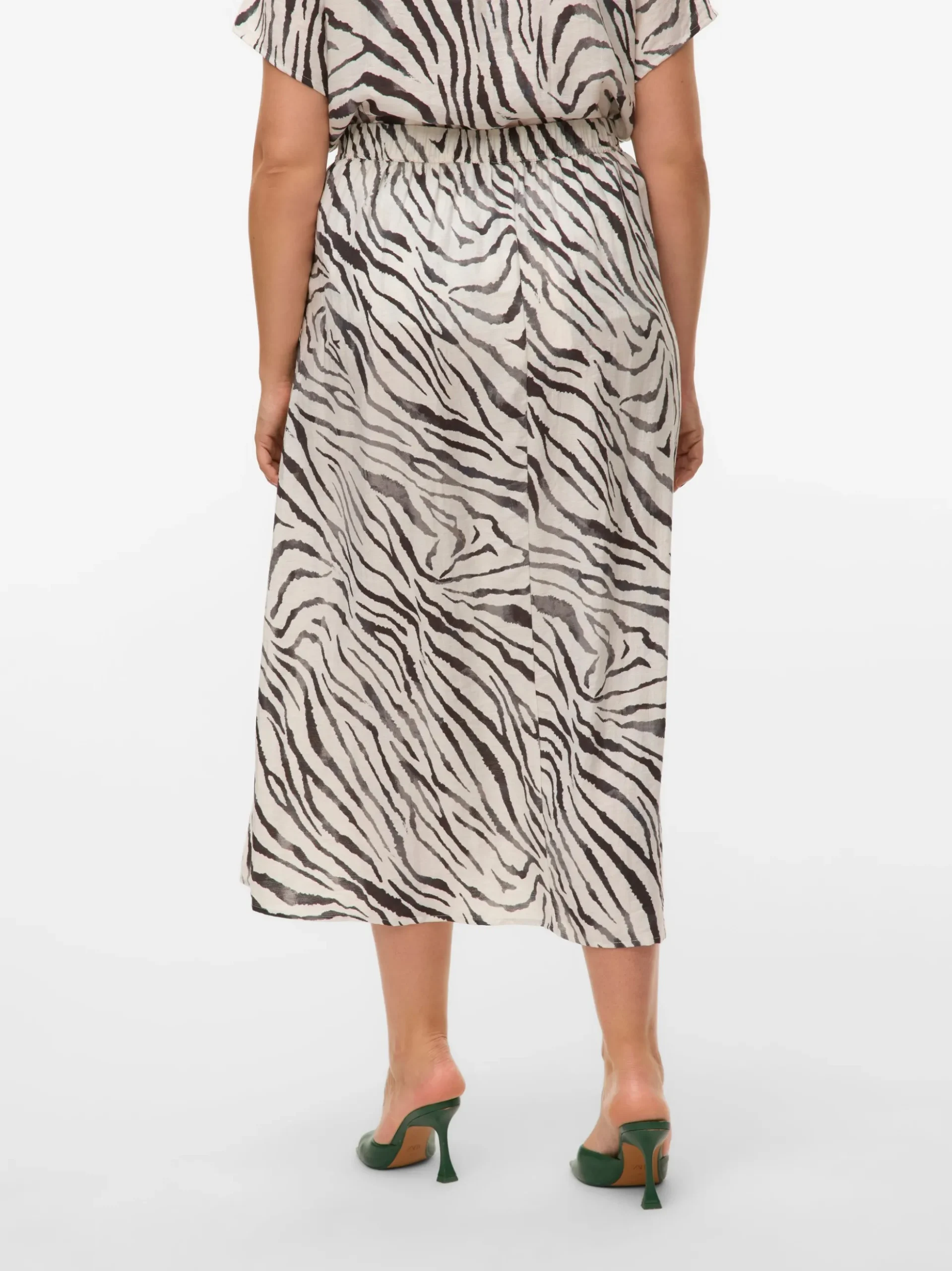 VMCDORA Mittlere Taille Langer Rock