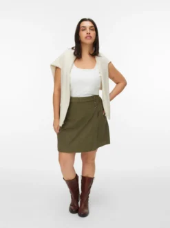 VMCELLY Hohe Taille Kurzer Rock