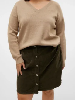 VMCETTA Hohe Taille Kurzer Rock