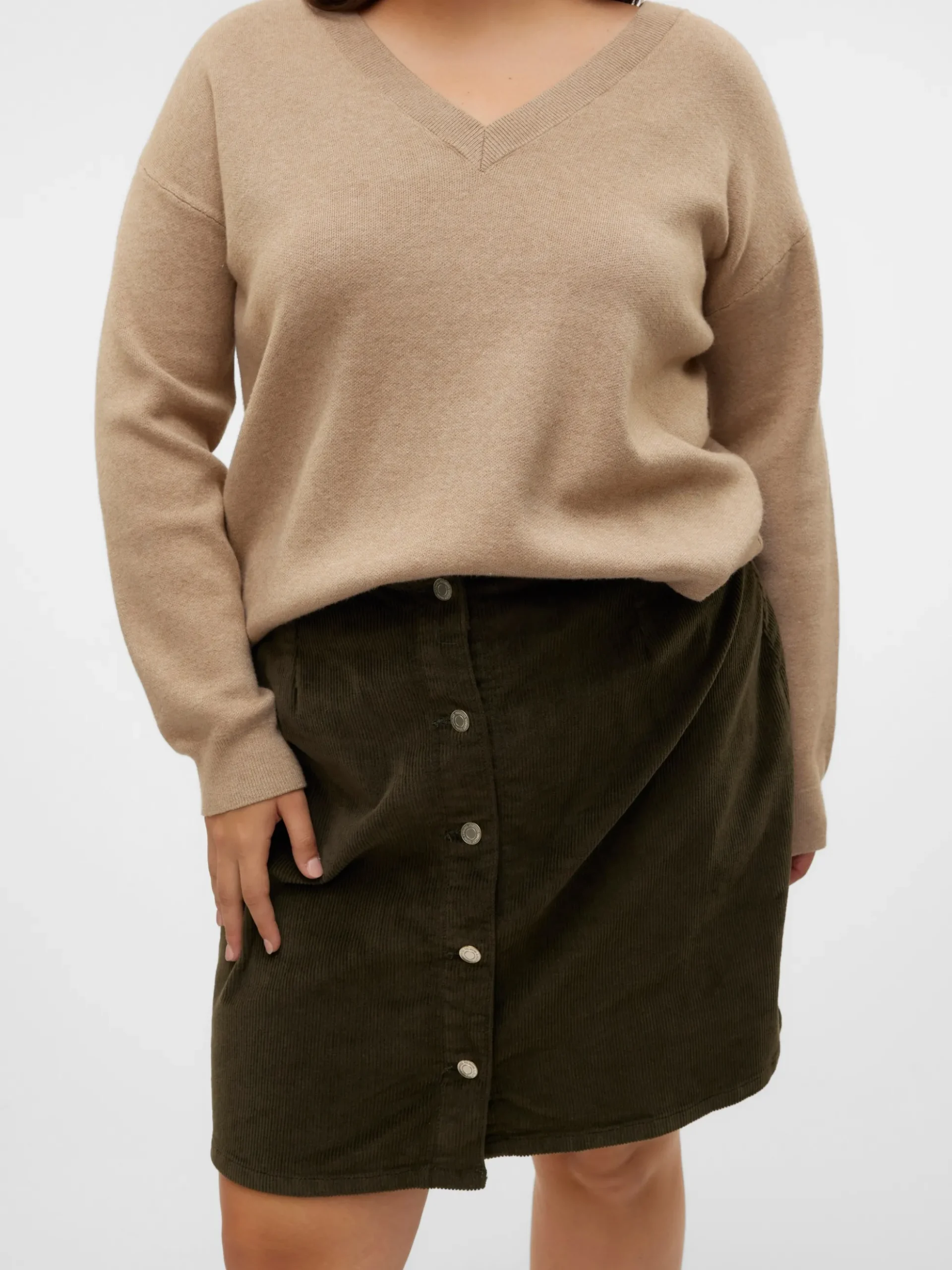 VMCETTA Hohe Taille Kurzer Rock