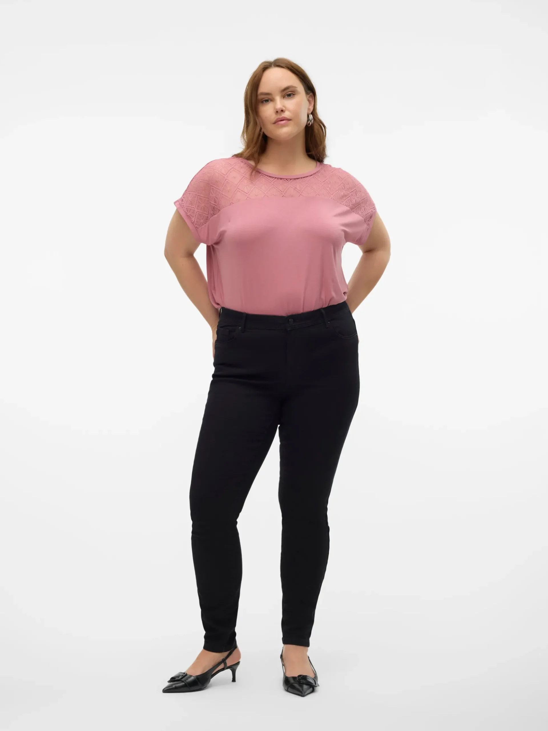 VMCFANYA Mid Rise Skinny Fit Jeans