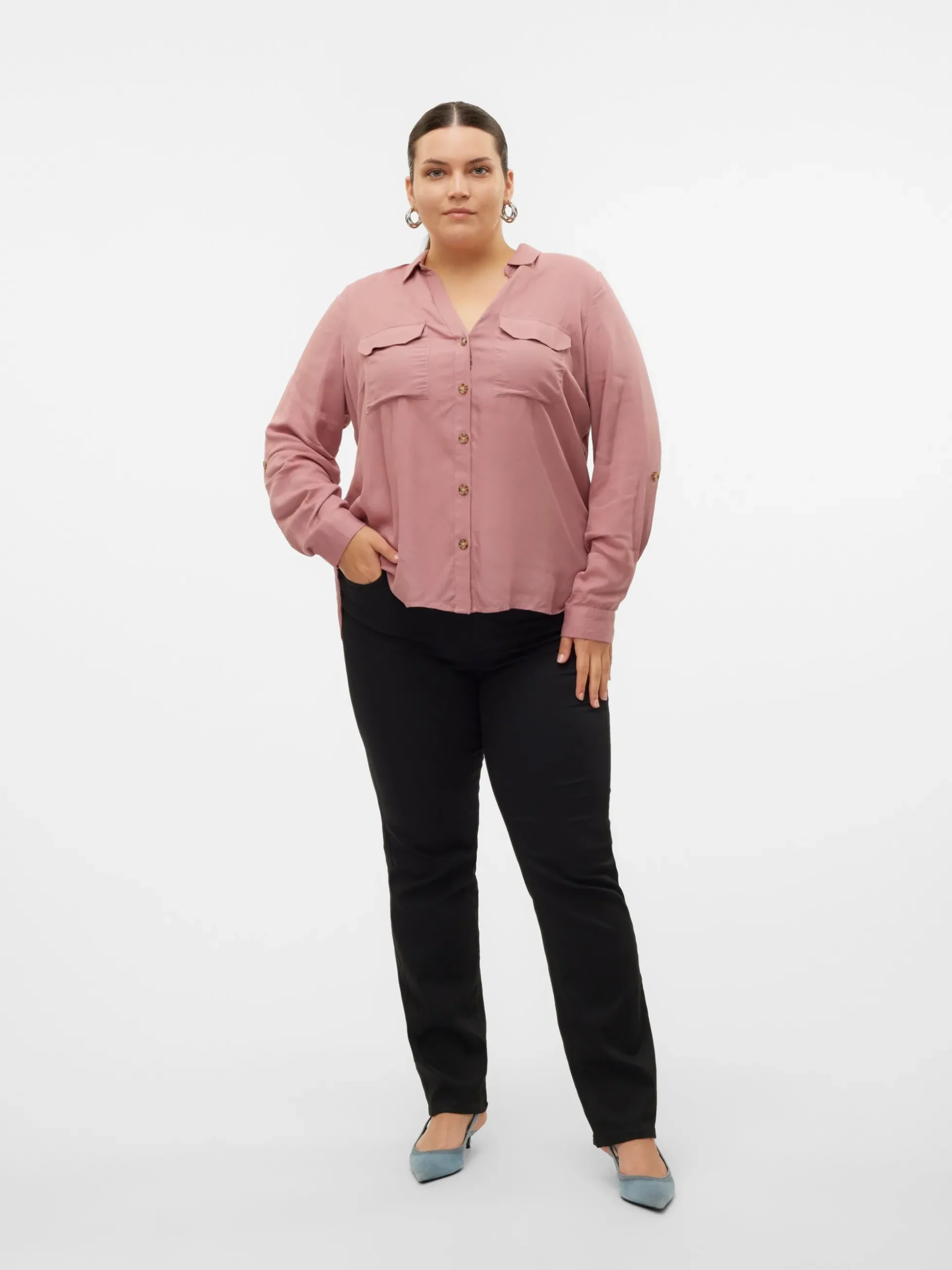 VMCFLASH Mid Rise Gerade geschnitten Jeans