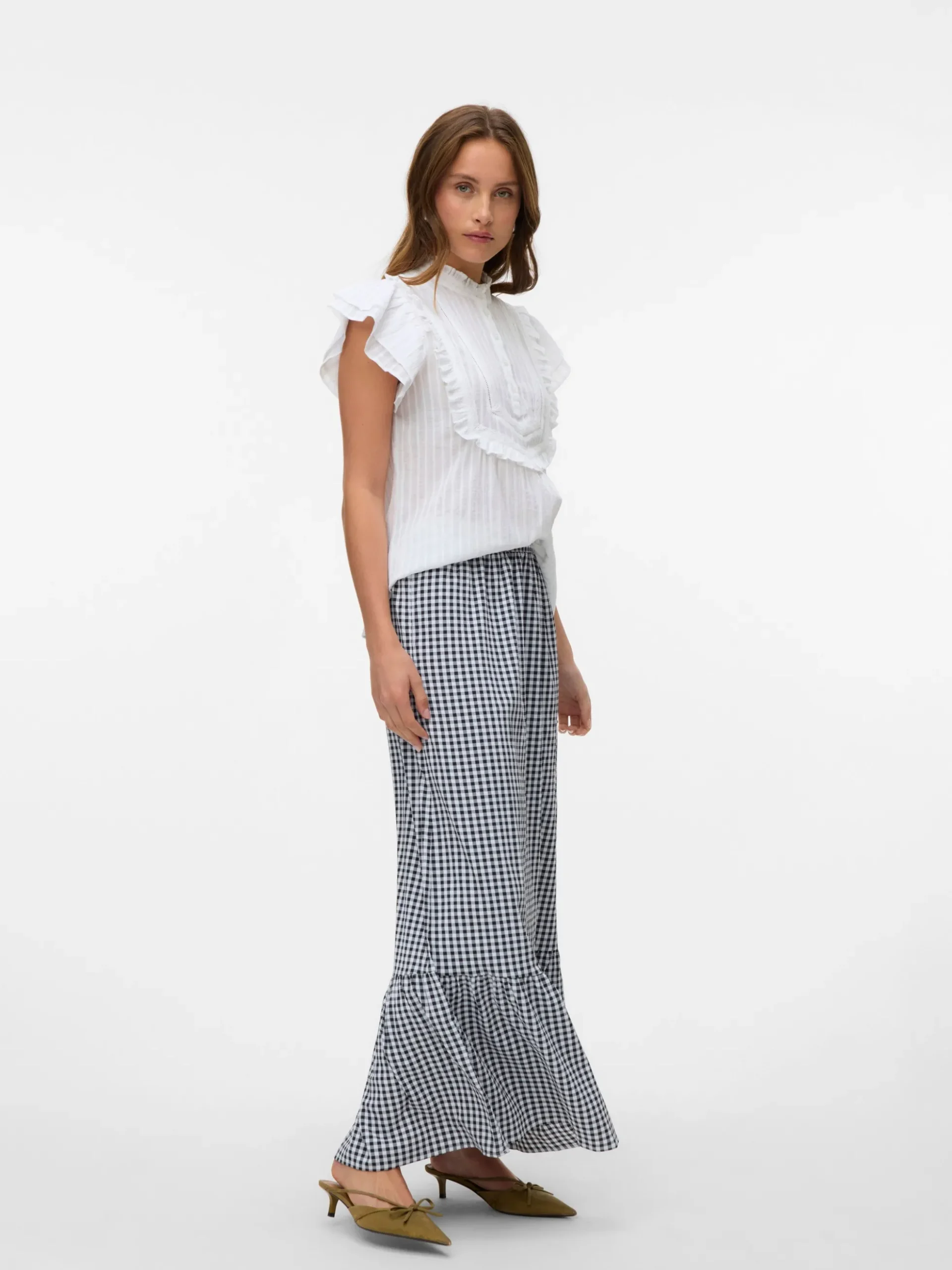 VMCHECK Hohe Taille Langer Rock