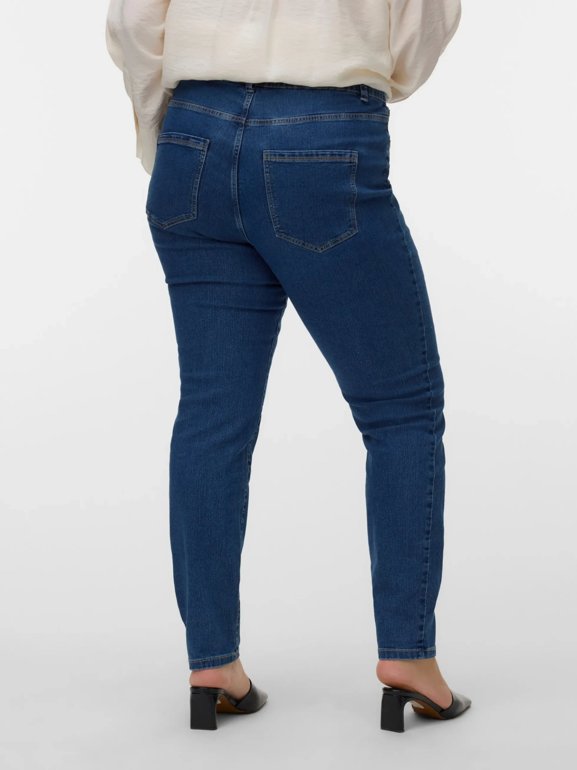VMCLUSIA Hohe Taille Slim Fit Jeans