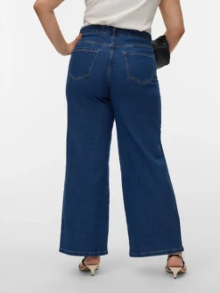 VMCLUSIA Hohe Taille Weiter Beinschnitt Jeans