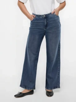 VMCMIRA Mid Rise Weite Passform - kurz geschnitten Jeans