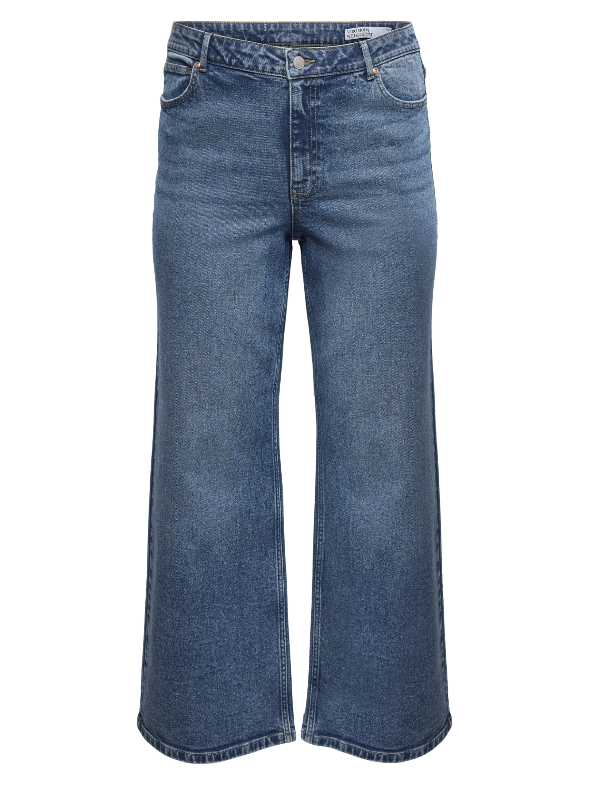 VMCMIRA Mid Rise Weite Passform - kurz geschnitten Jeans