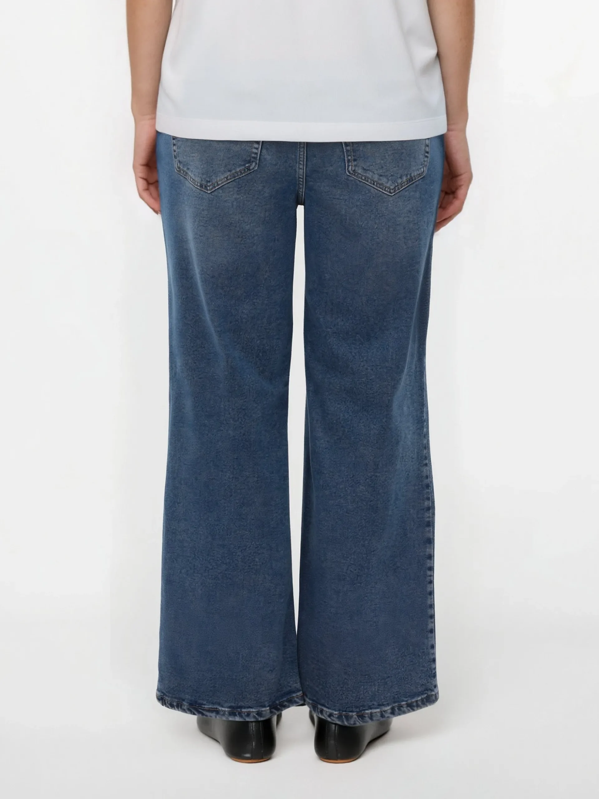 VMCMIRA Mid Rise Weite Passform - kurz geschnitten Jeans