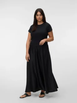 VMCMIRA Mittlere Taille Langer Rock