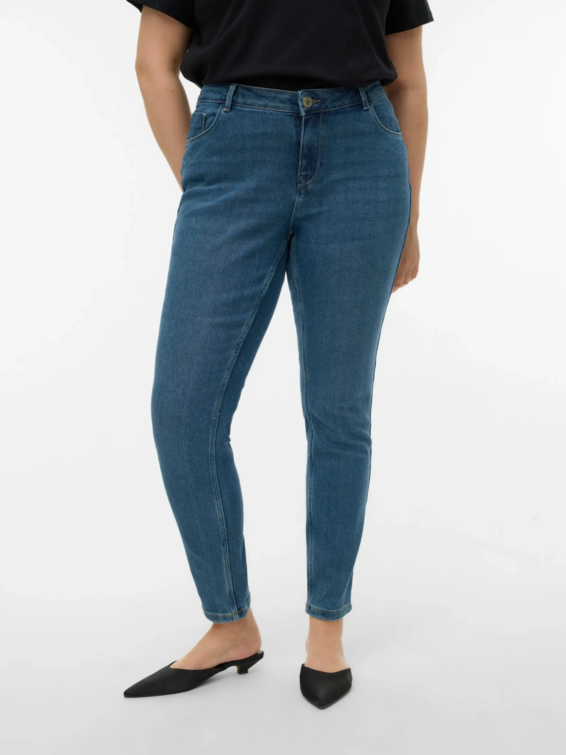 VMCPAIGE Mid Rise Skinny Fit Jeans
