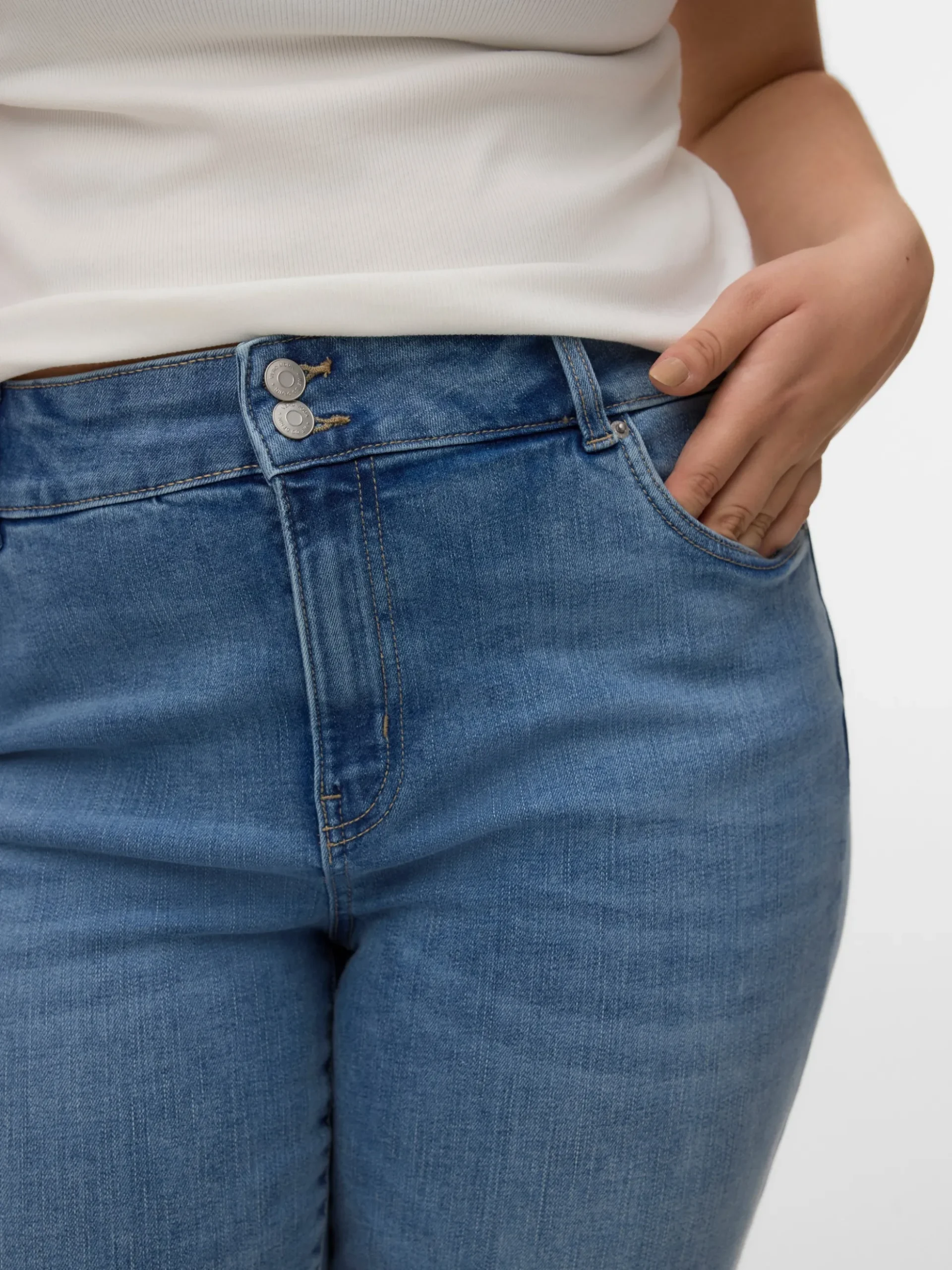 VMCTANNA Hohe Taille Ausgestellt Jeans