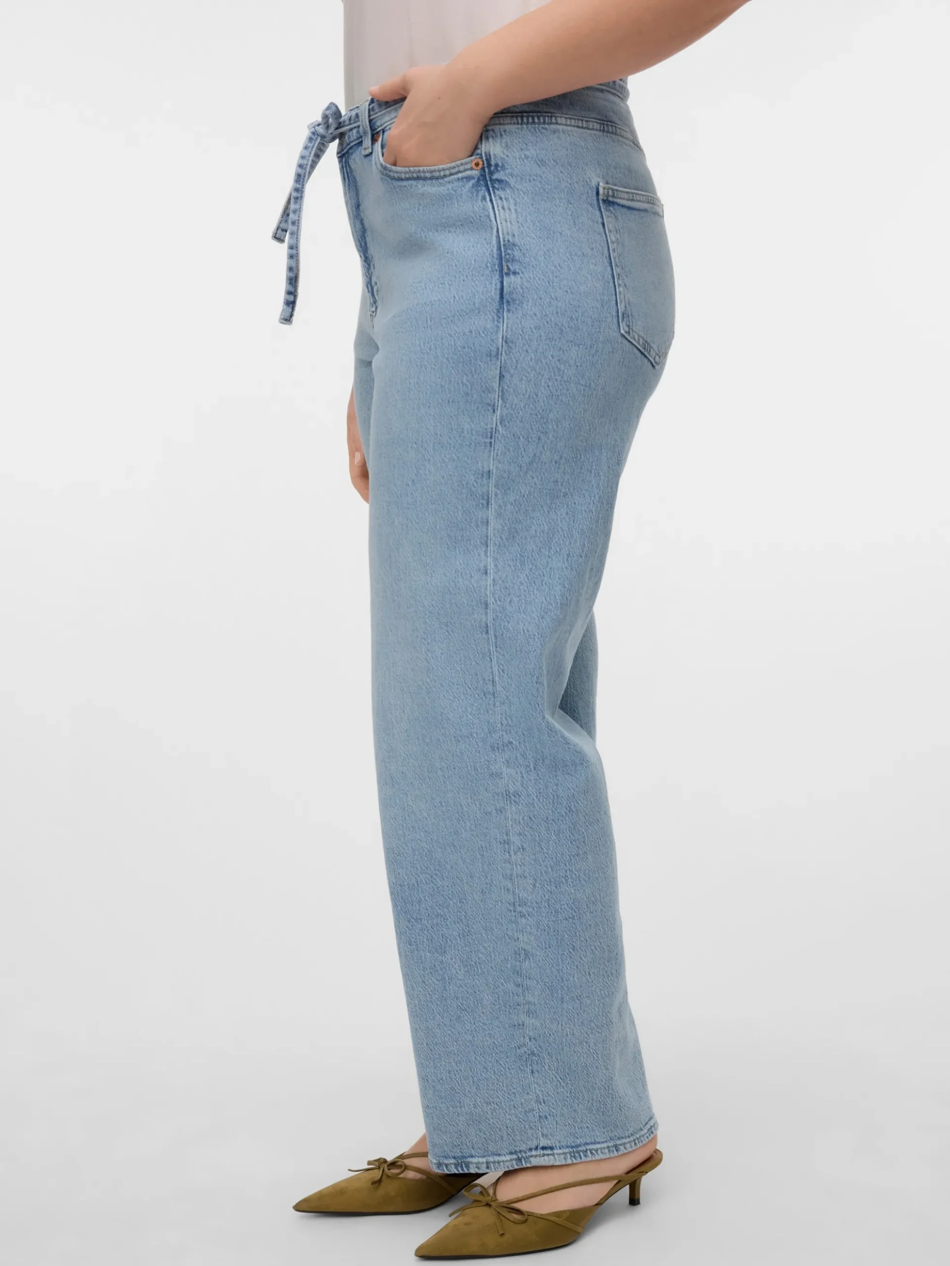 VMCTESSA Hohe Taille Weiter Beinschnitt Jeans
