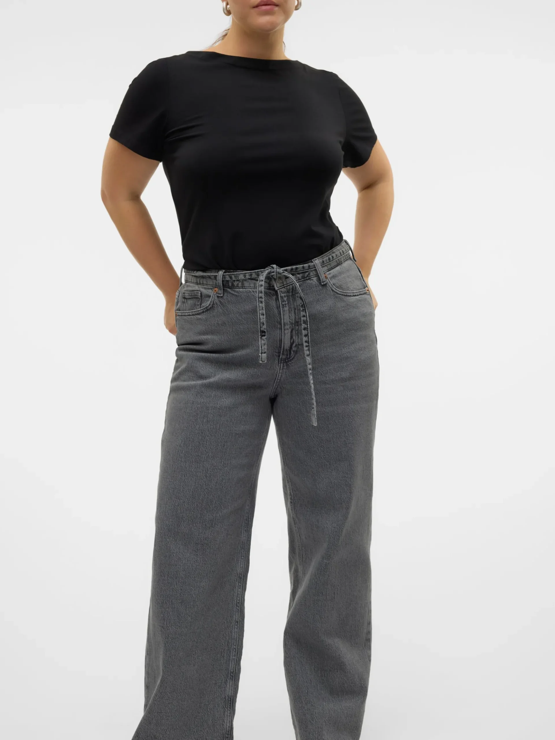 VMCTESSA Hohe Taille Weiter Beinschnitt Jeans