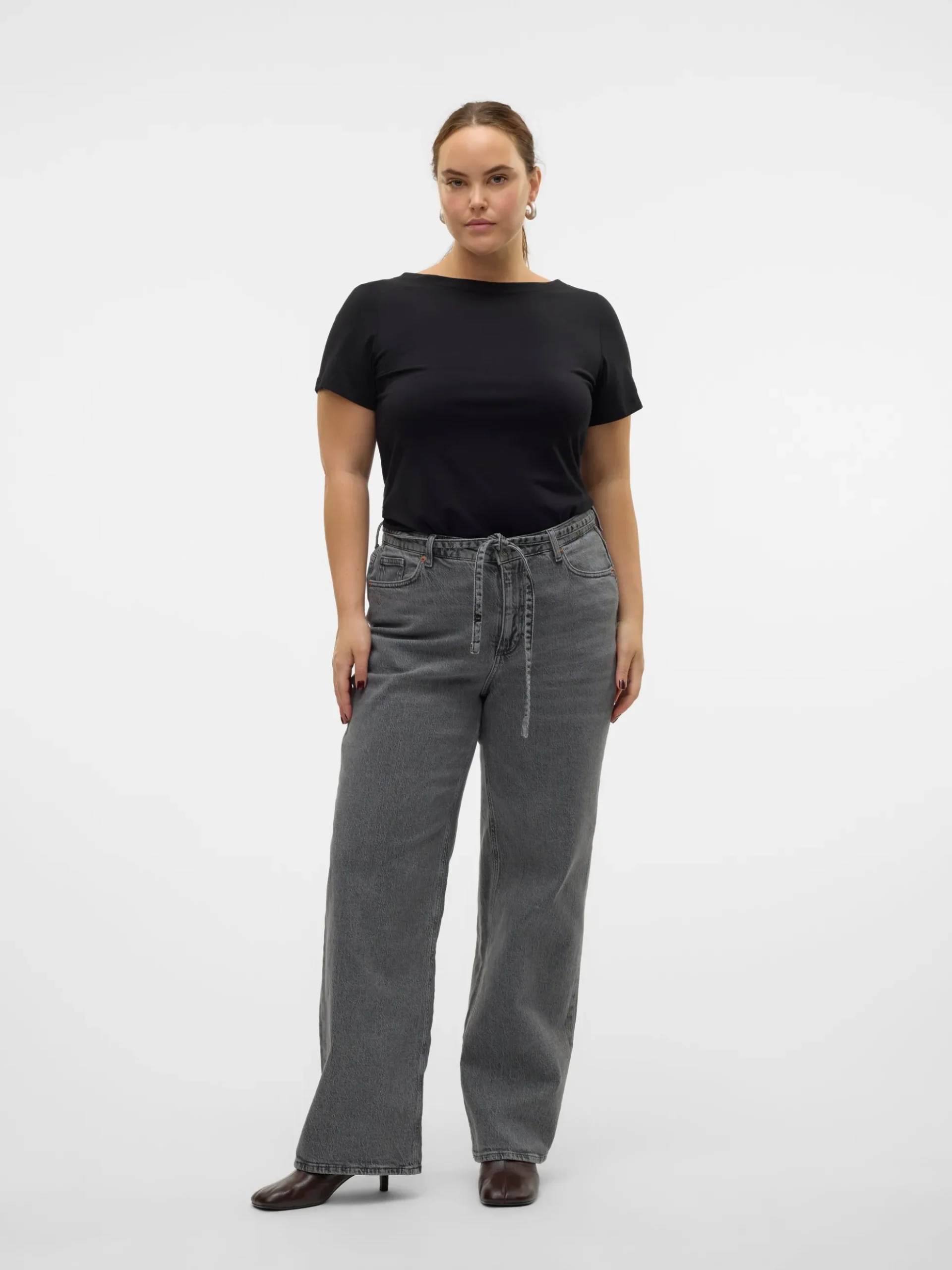 VMCTESSA Hohe Taille Weiter Beinschnitt Jeans