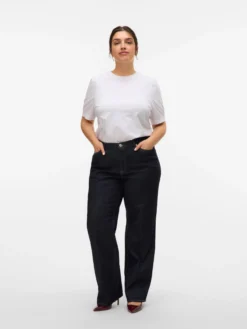 VMCTESSA Hohe Taille Weiter Beinschnitt Jeans