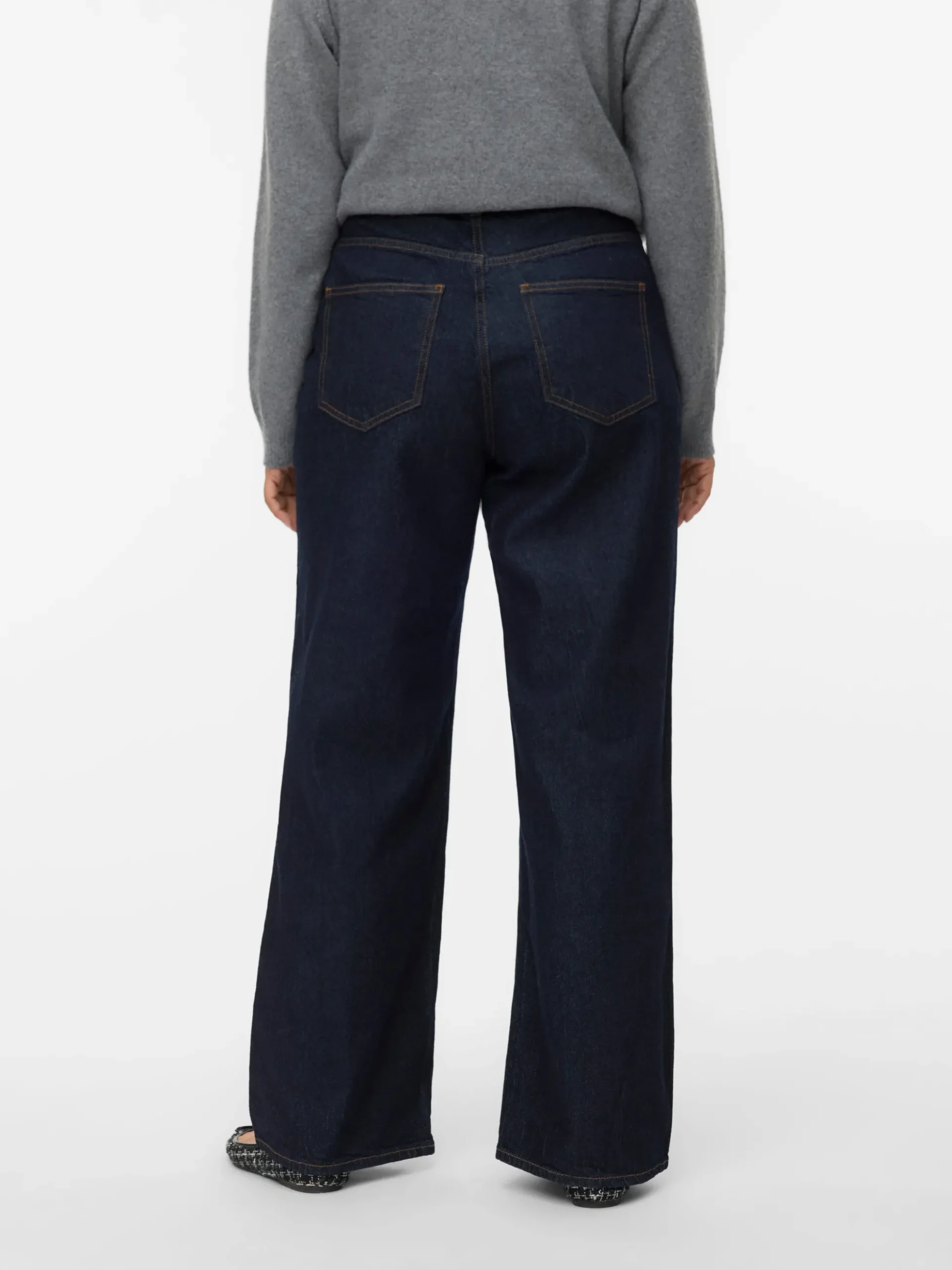 VMCTESSA Hohe Taille Weiter Beinschnitt Jeans