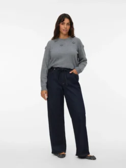 VMCTESSA Hohe Taille Weiter Beinschnitt Jeans
