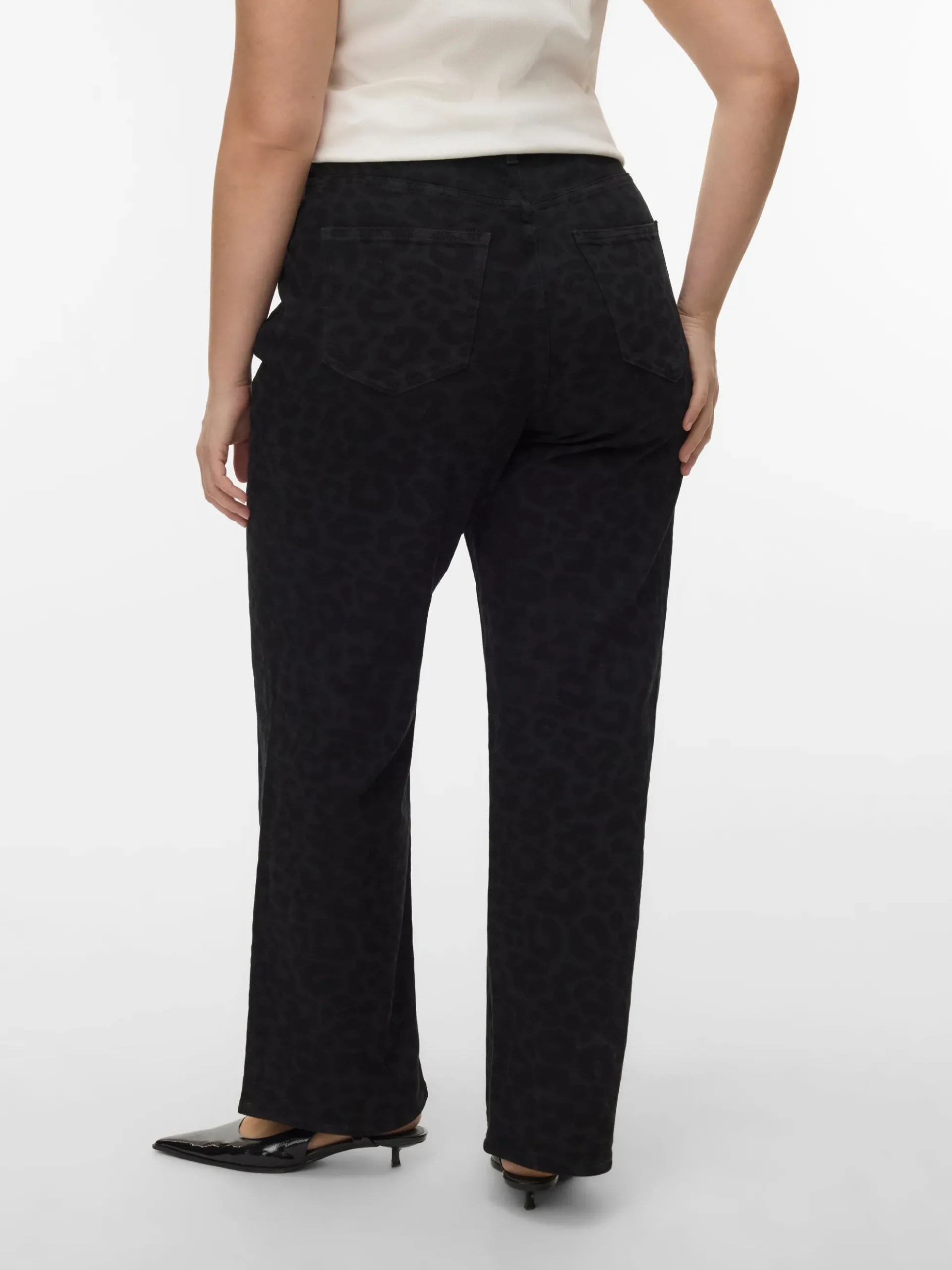 VMCTESSA Hohe Taille Weiter Beinschnitt Jeans