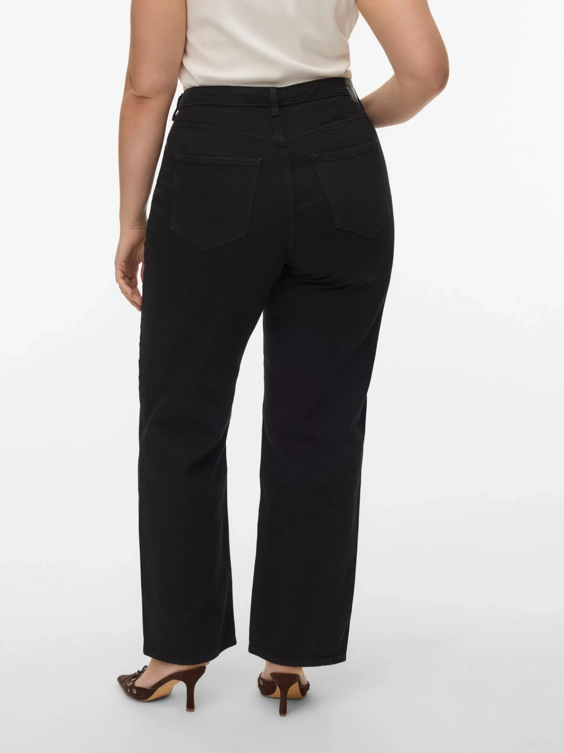 VMCTESSA Hohe Taille Weiter Beinschnitt Jeans