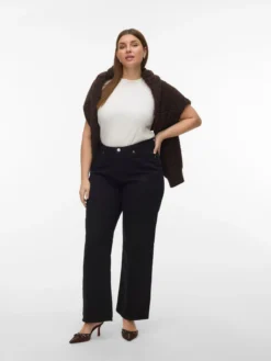 VMCTESSA Hohe Taille Weiter Beinschnitt Jeans