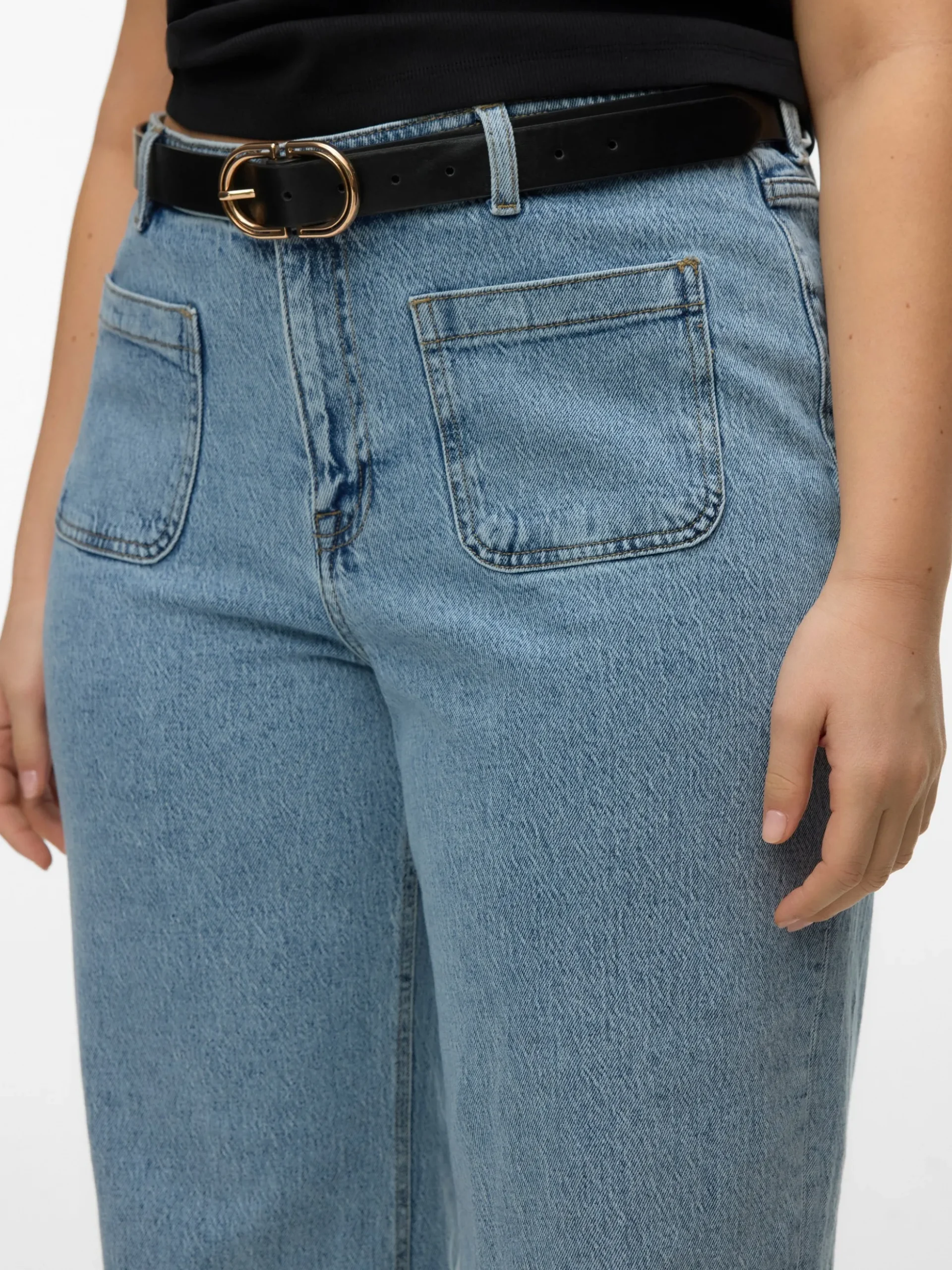 VMCTESSA Hohe Taille Weiter Beinschnitt Jeans