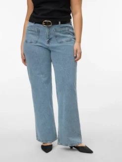 VMCTESSA Hohe Taille Weiter Beinschnitt Jeans