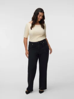 VMCTESSA Hohe Taille Weiter Beinschnitt Jeans