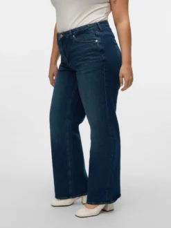VMCTESSA Hohe Taille Weiter Beinschnitt Jeans