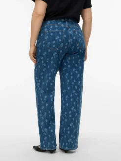 VMCTESSA Hohe Taille Weiter Beinschnitt Jeans