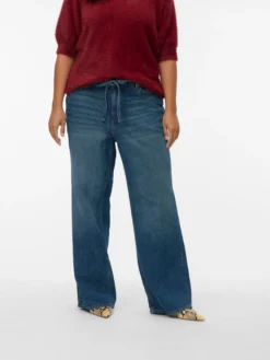 VMCTESSA Hohe Taille Weiter Beinschnitt Jeans