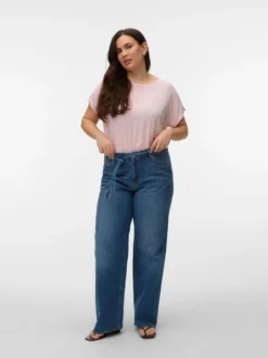 VMCTESSA Hohe Taille Weiter Beinschnitt Jeans