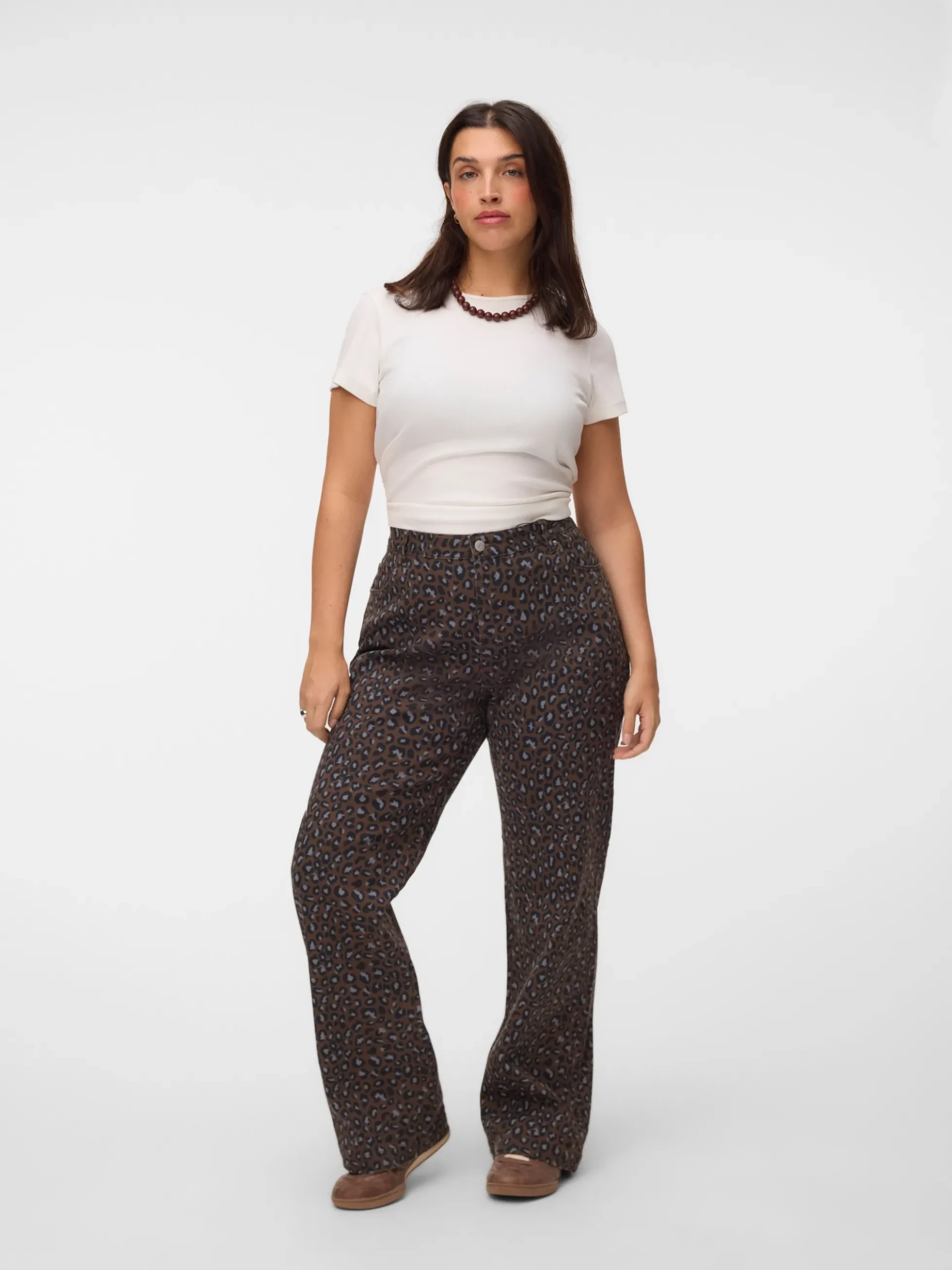 VMCTESSA Hohe Taille Weiter Beinschnitt Jeans